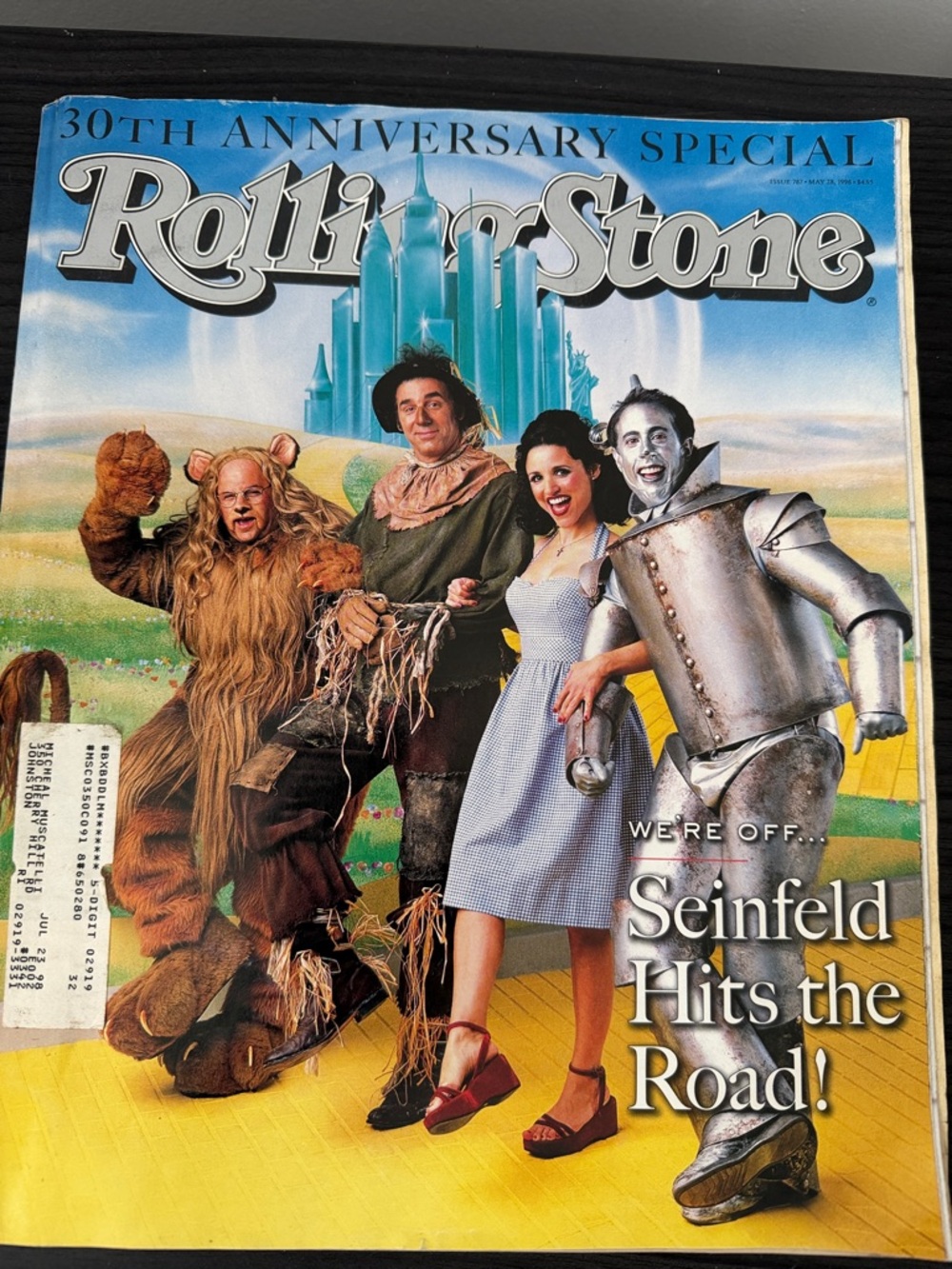 Vintage Rolling Stone 30th Anniversary Special Magazine W/ Seinfield